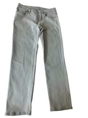H&M Light Wash Straight Jeans - Pale Blue